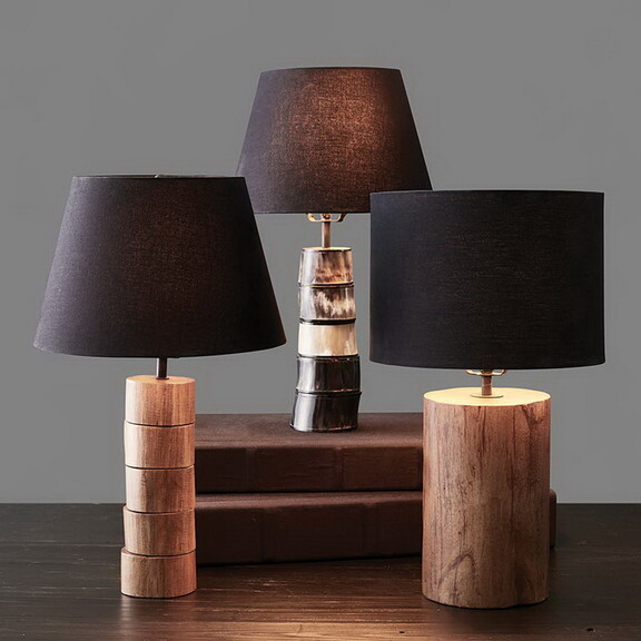 47th   Main DMR349 Matte Wood Lamp