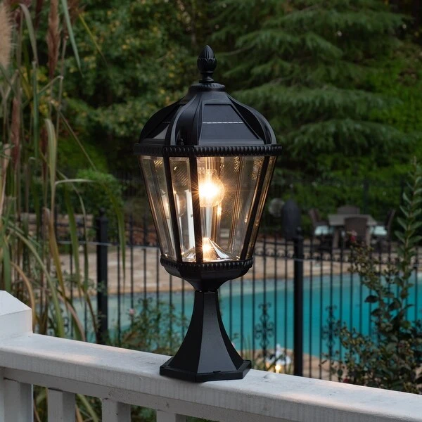 Gama Sonic Royal Bulb - Pier Mount - Weathered Bronze