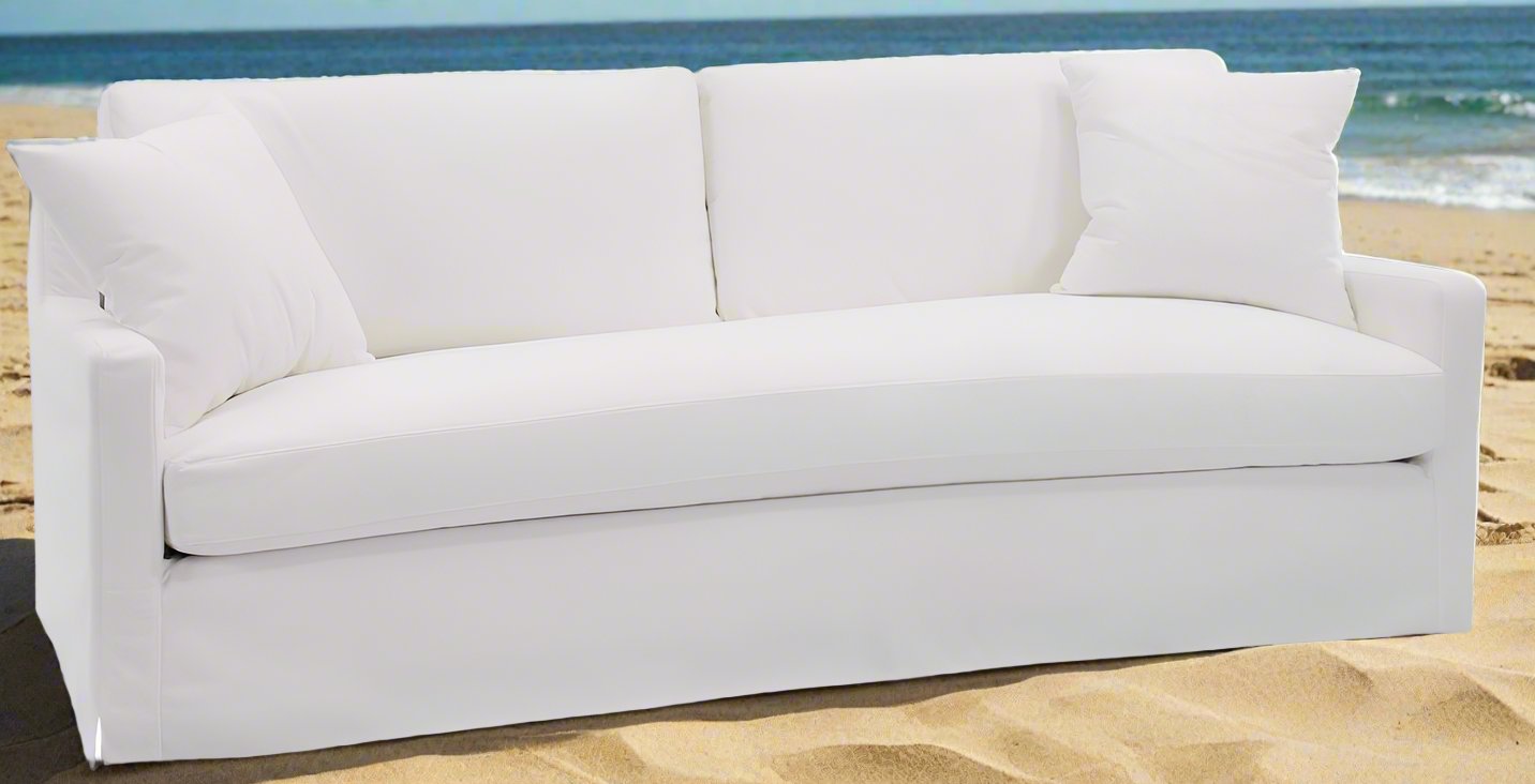 Lena 91 Slipcovered Bench Seat Sofa