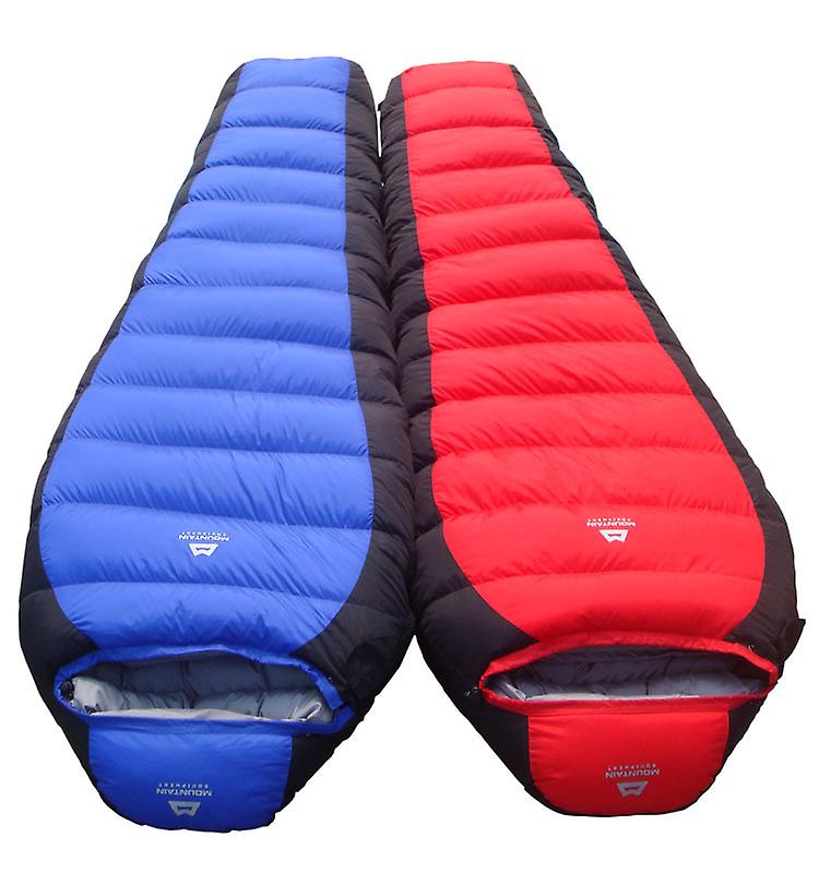 Thickened Down Sleeping Bag - 25  Foldable Two Person Warm Sleeping Bag Outdoor Single Person Winter Camping