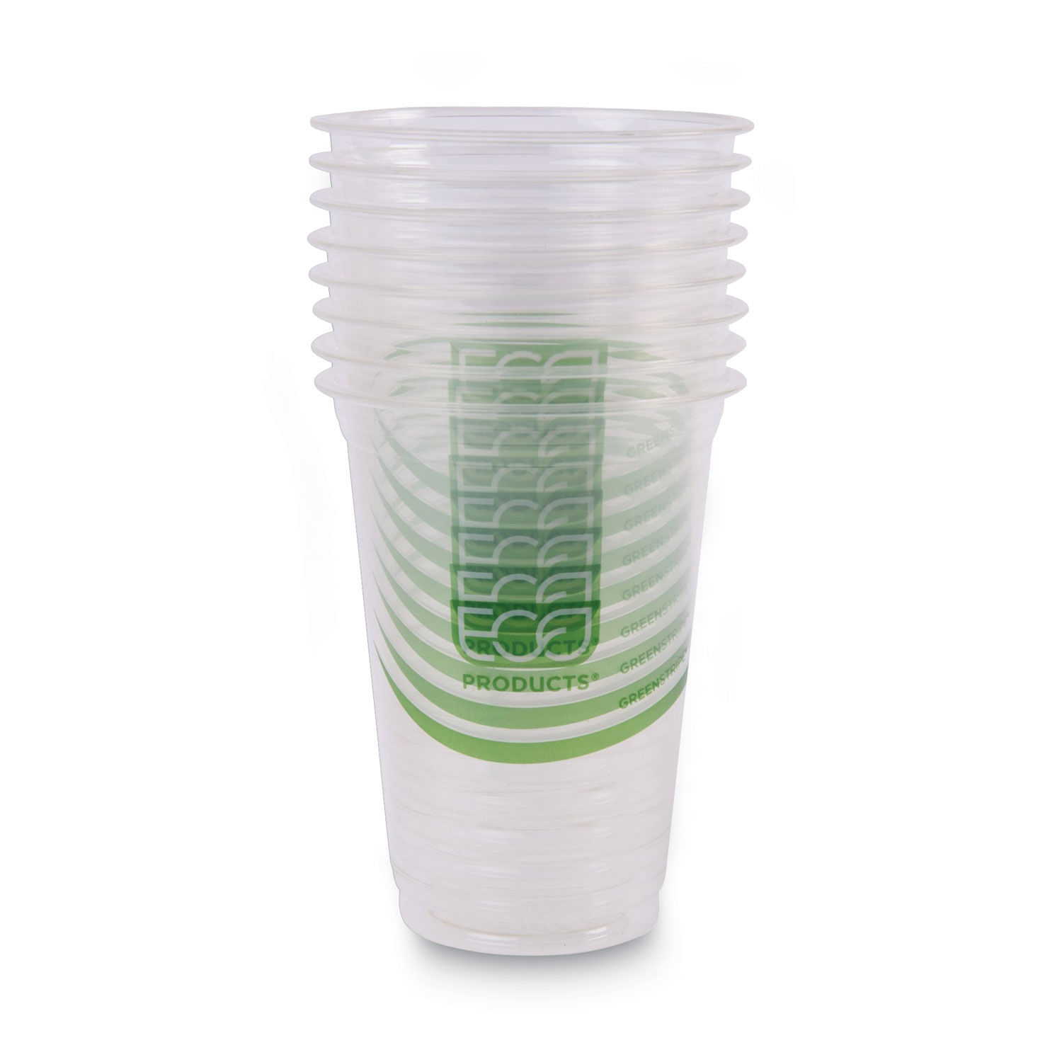 GreenStripe Renewable and Compostable Cold Cups Convenience Pack by Eco-Productsandreg; ECOEPCC16GSPK