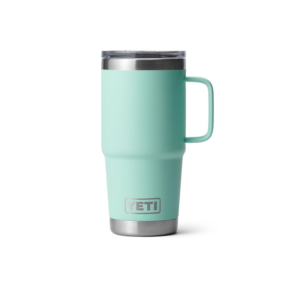 Yeti Rambler Travel Mug with StrongHold Lid Seafoam 20oz