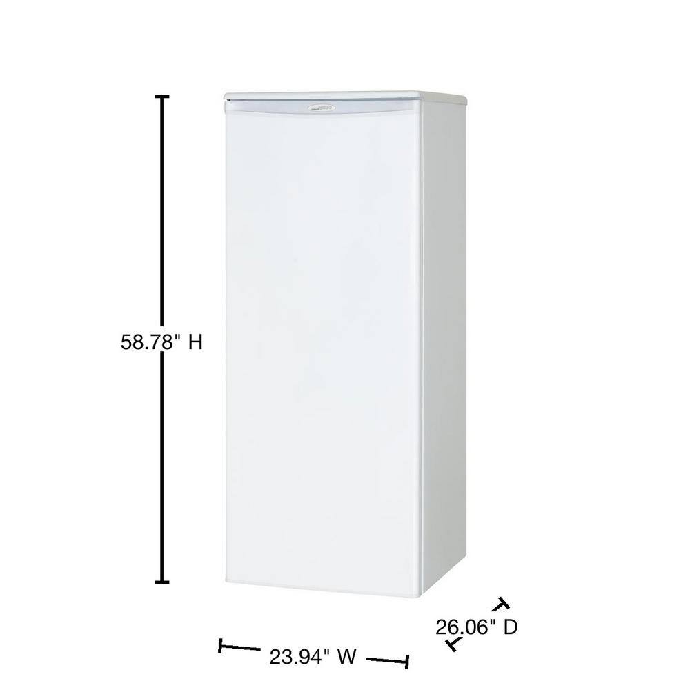 Danby Designer 24 in. W 11.0 cu. ft. Freezerless Refrigerator in White Counter Depth DAR110A1WDD