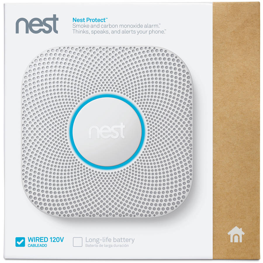 Google Nest Protect (Wired) 2nd Generation， White