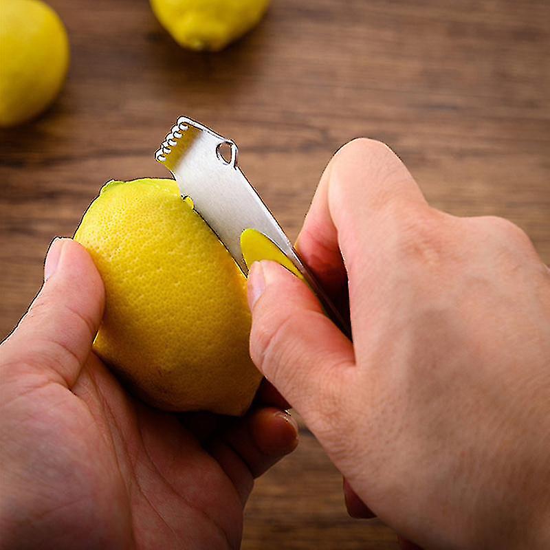 Multipurpose 3 In 1 Lemon Peeler Stainless Steel Orange Citrus Fruit Grater Practical Kitchen Gadget