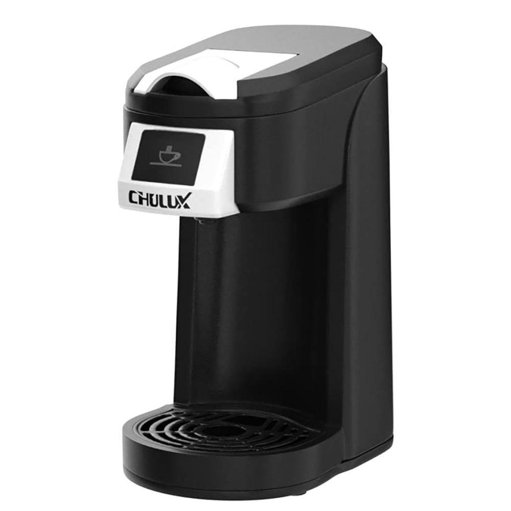 Edendirect Rebin One Cup Matte Black Single Serce Coffee Maker for Capsule K-Cup Pod Reusable Filter with Automatic Shut-Off HJRY23040101