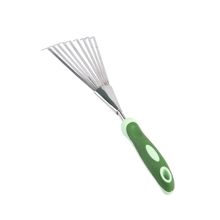 Wholesale mini garden supplies tools for weeds small plastic handle rake