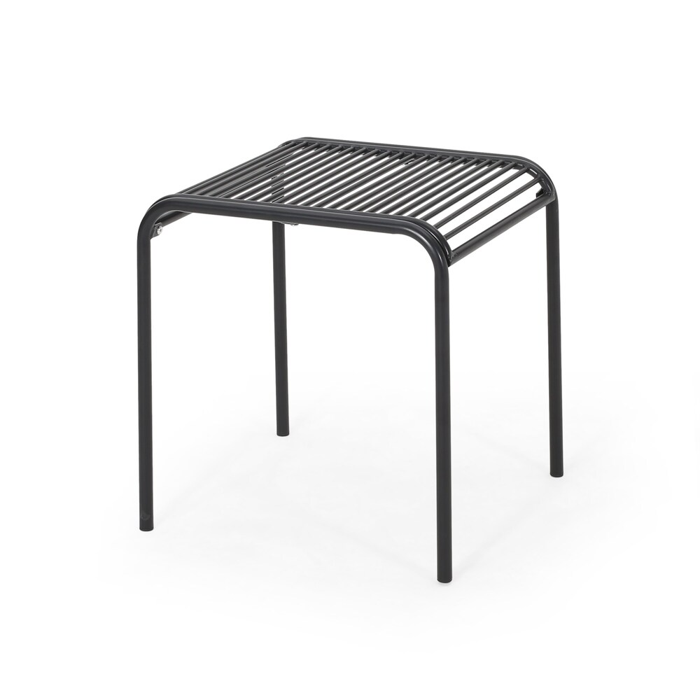 Boston Outdoor Modern Side Table by Christopher Knight Home