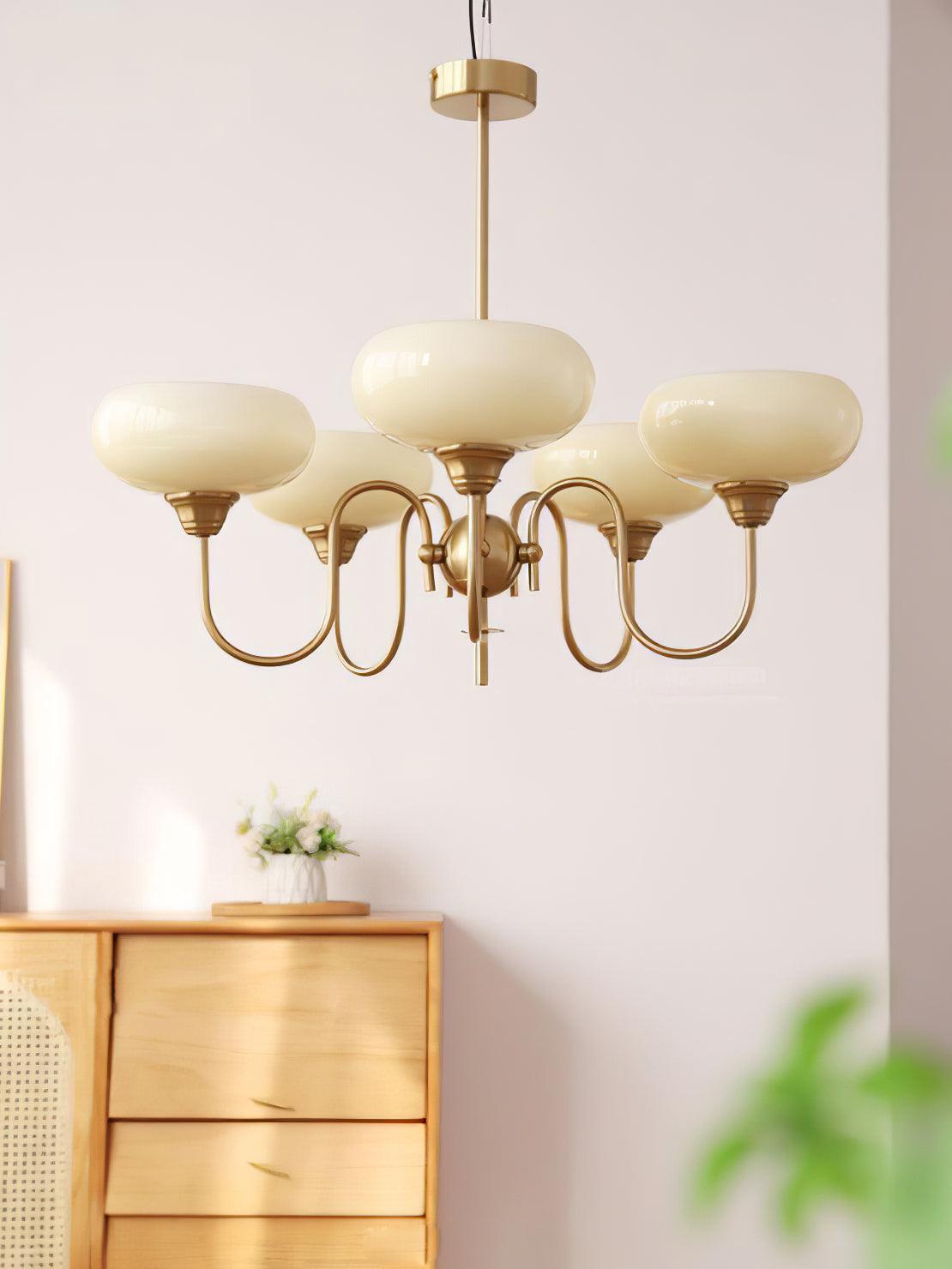 Creamy Persimmon Chandelier