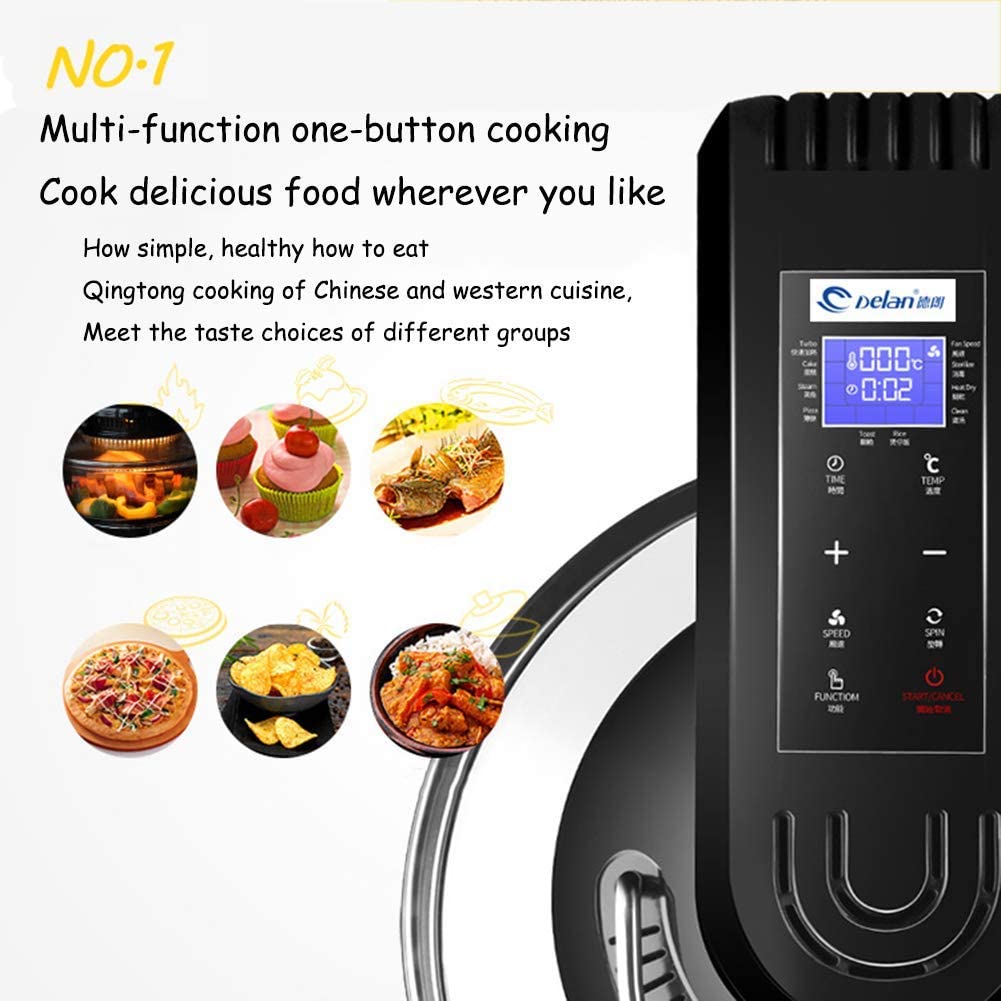 L.HPT Air Fryer Halogen Oven