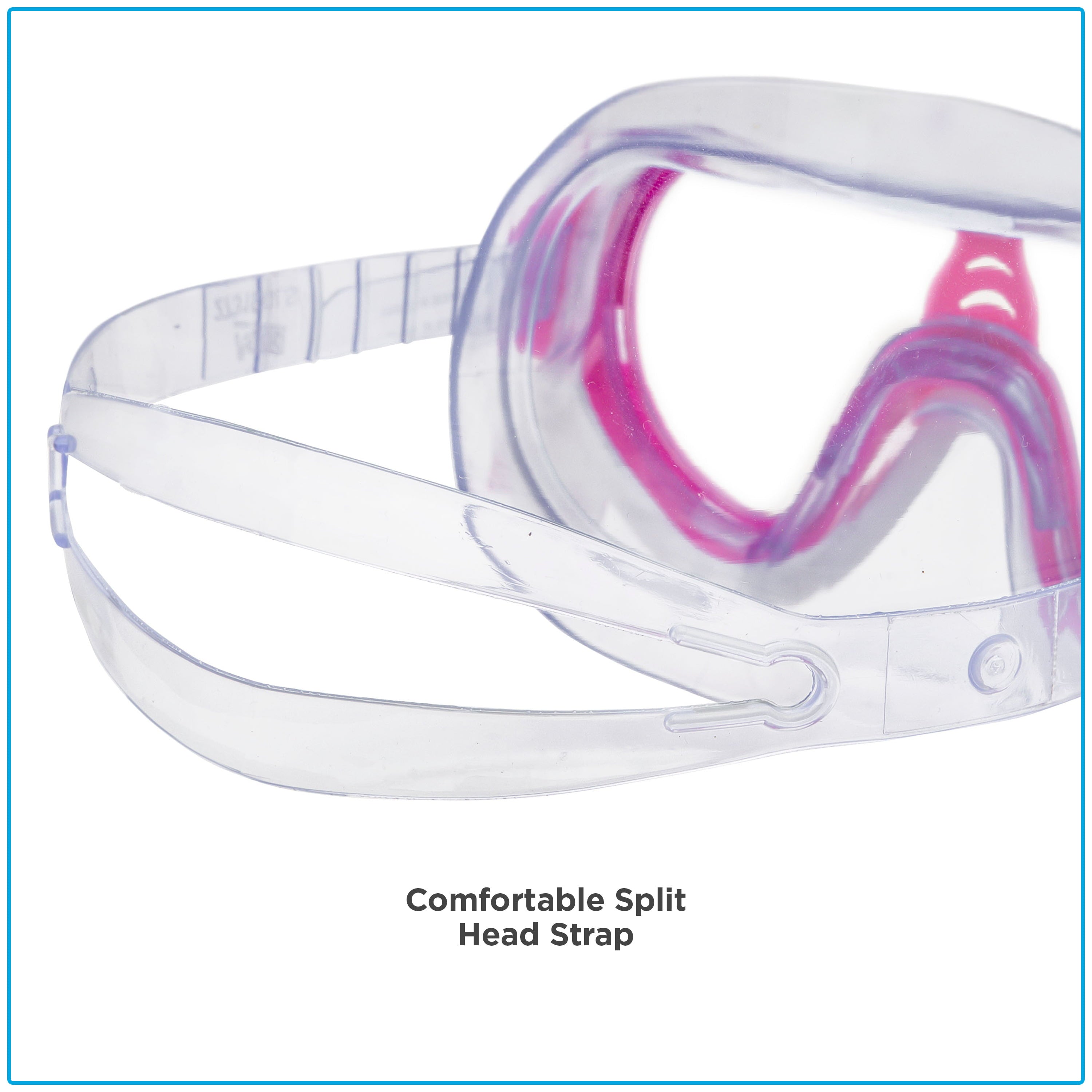 Eye Pop Pink Kids Swim Goggles, Ages 4 Years and Up, Unicorn Character