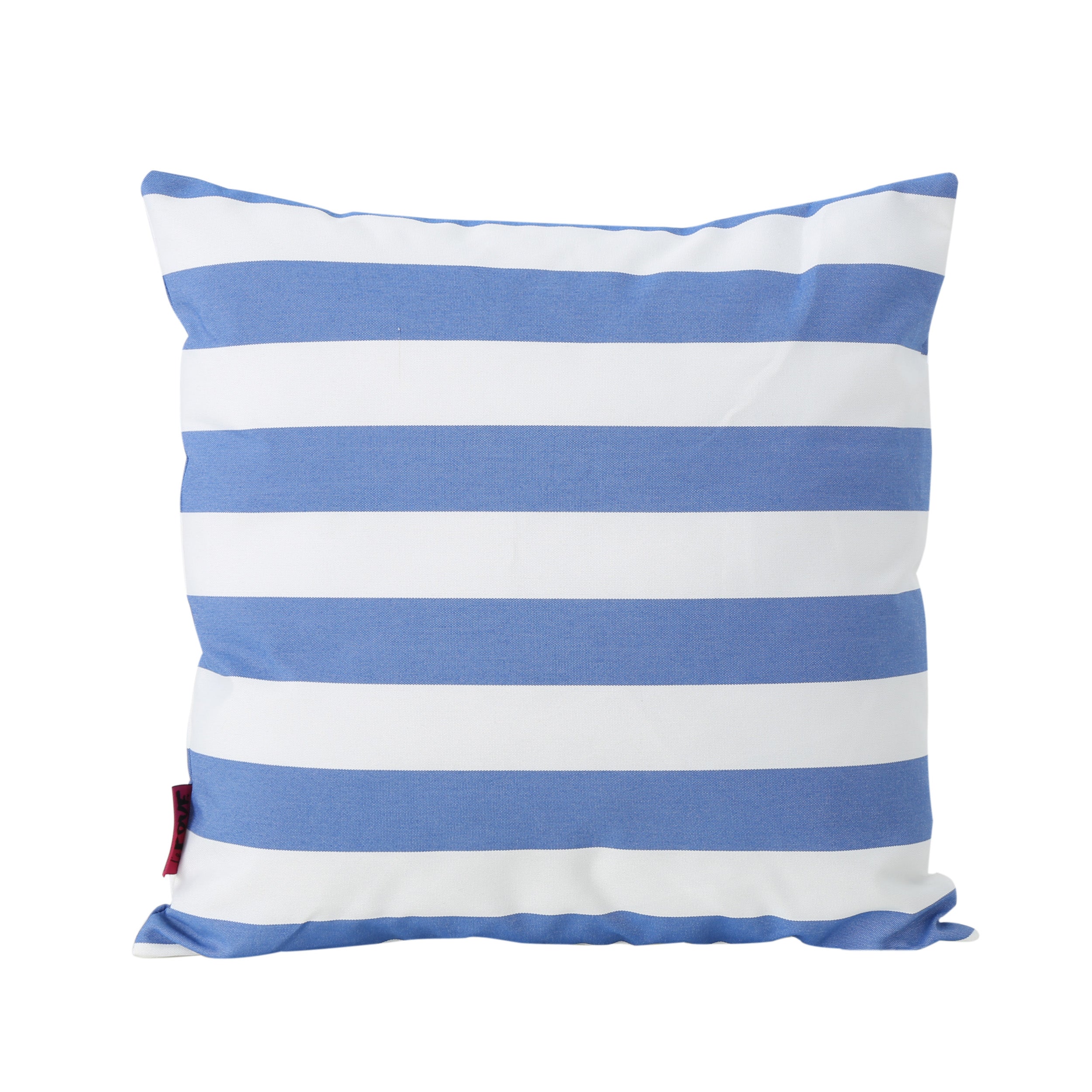 La Mesa Indoor Striped Water Resistant Square Throw Pillow