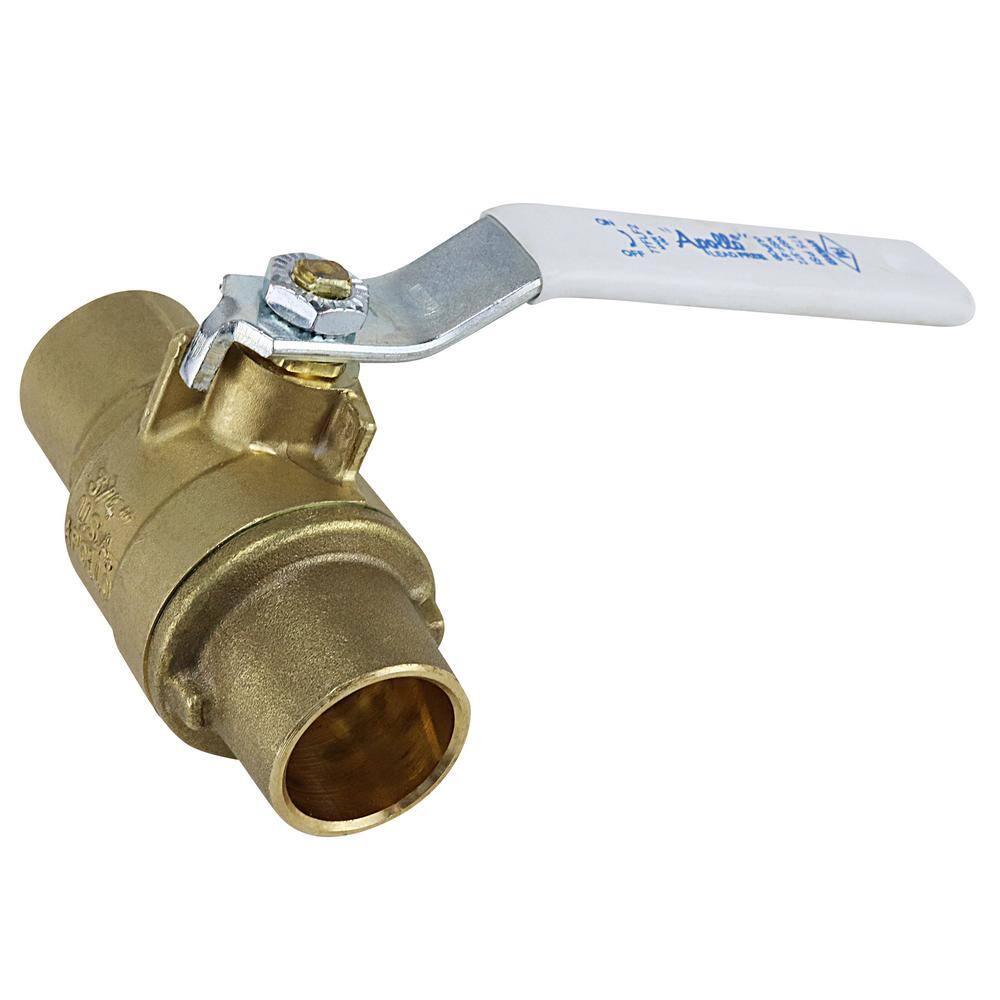 Apollo 34 in. x 34 in. Forged Brass Sweat x Sweat Full Port Solder Ball Valve 77FLF20401