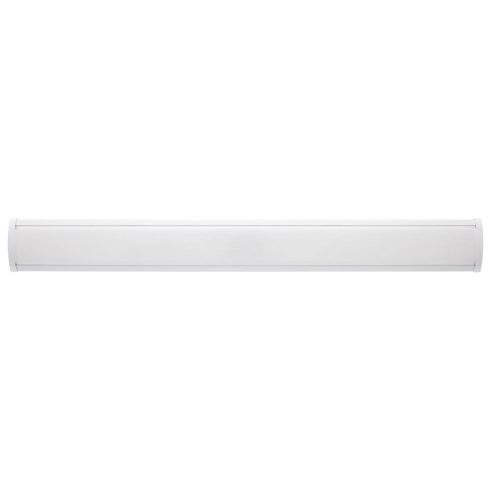 SATCO:Satco 4 ft. 3200 Lumens Integrated LED White Wrap Light 4000K ENERGY STAR Rated 651082