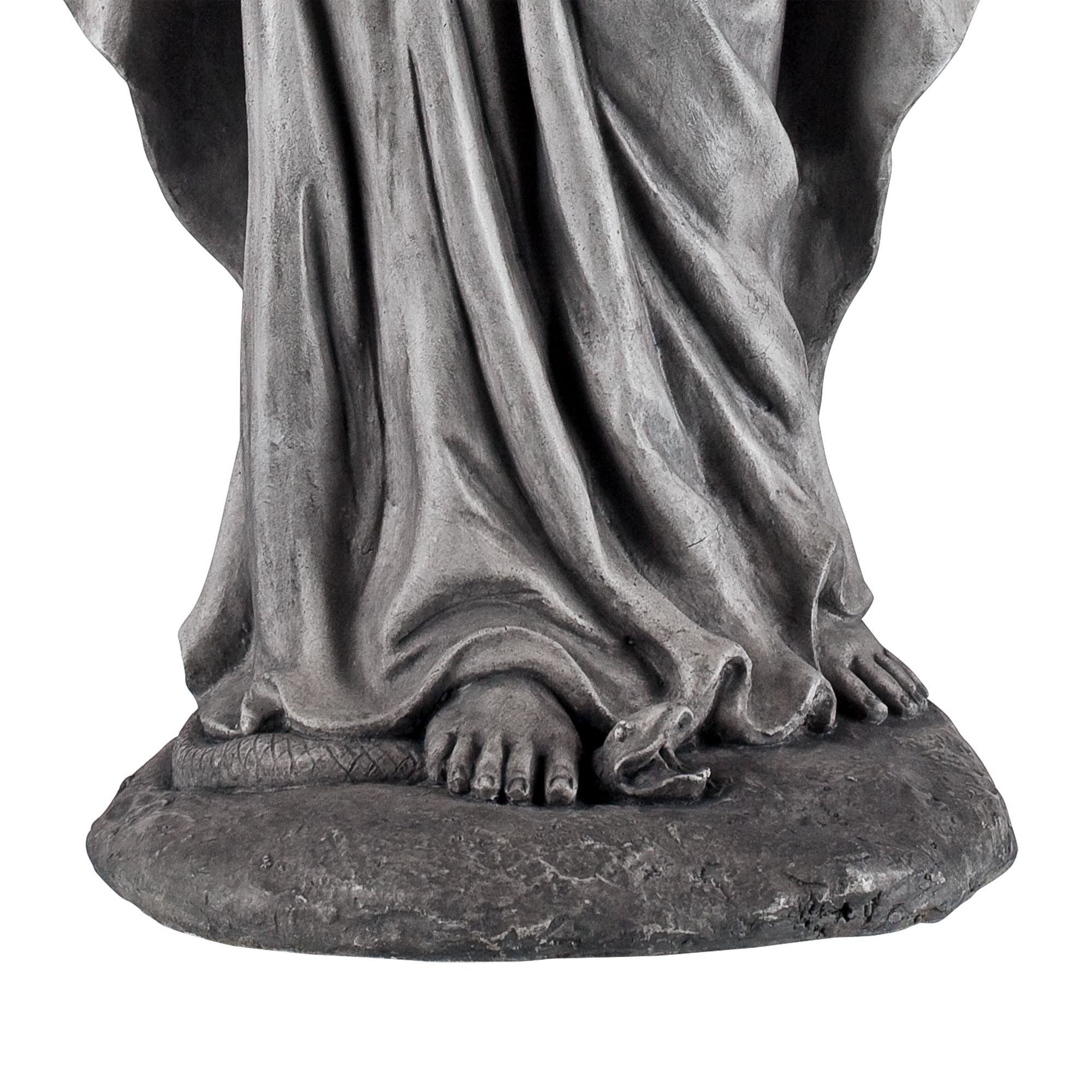 John Timberland Outdoor Statue 29 1/2" High Virgin Mary Sculpture for Yard Garden Patio Deck Home Entryway Hallway