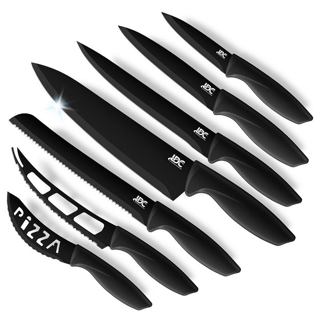 Kitchen Knife Set Stainless Steel Rust Proof Lux Decor Collection