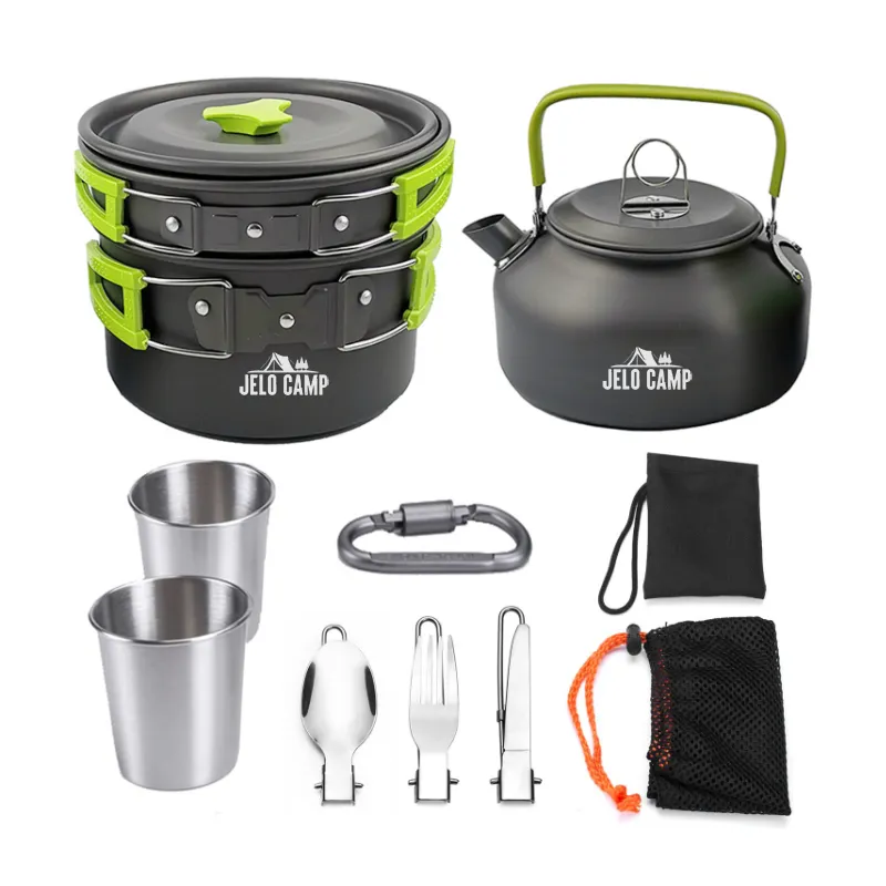 Top Sales 2 3 Person camping cooker   Other outdoor accessories camp cookware set