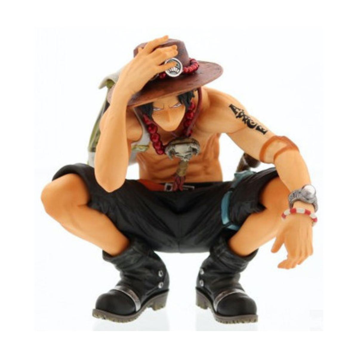 Squat Ace One Piece Anime Action Figure Toy Model 16cm