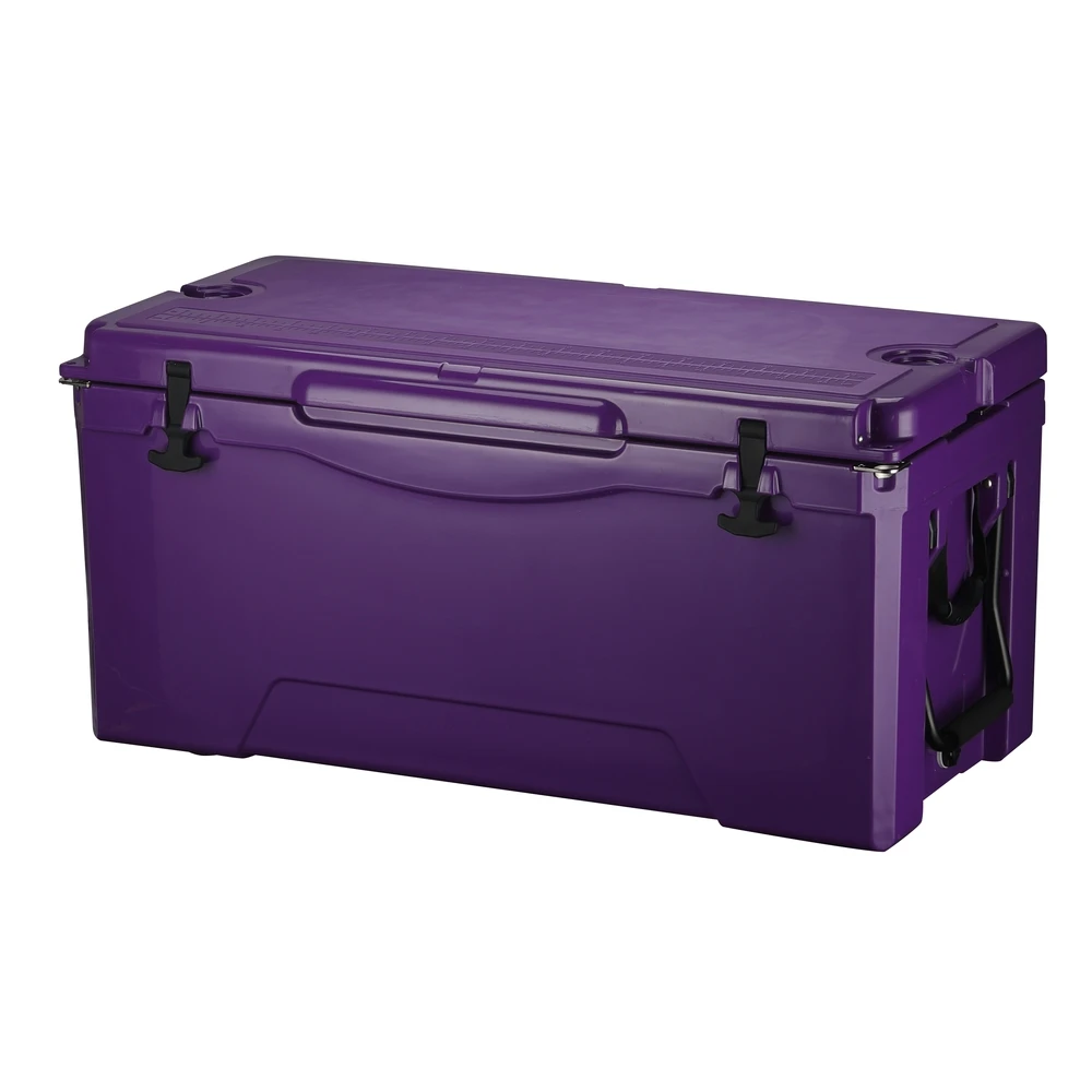 135L large rotomold cooler box with wheels rolling cooler box big wheeled cooler