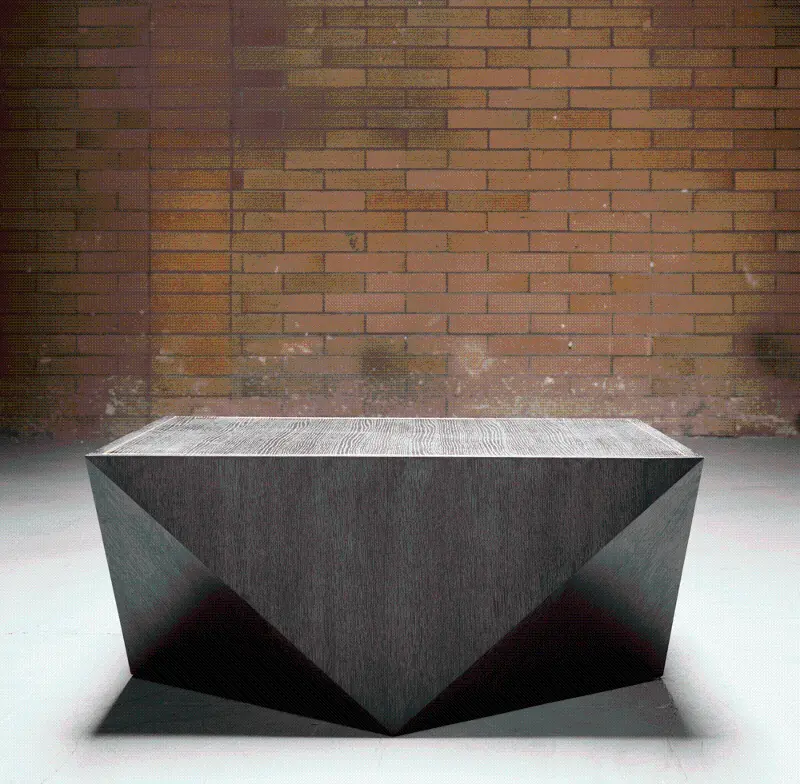 Gia Brushed Carbon Coffee Table