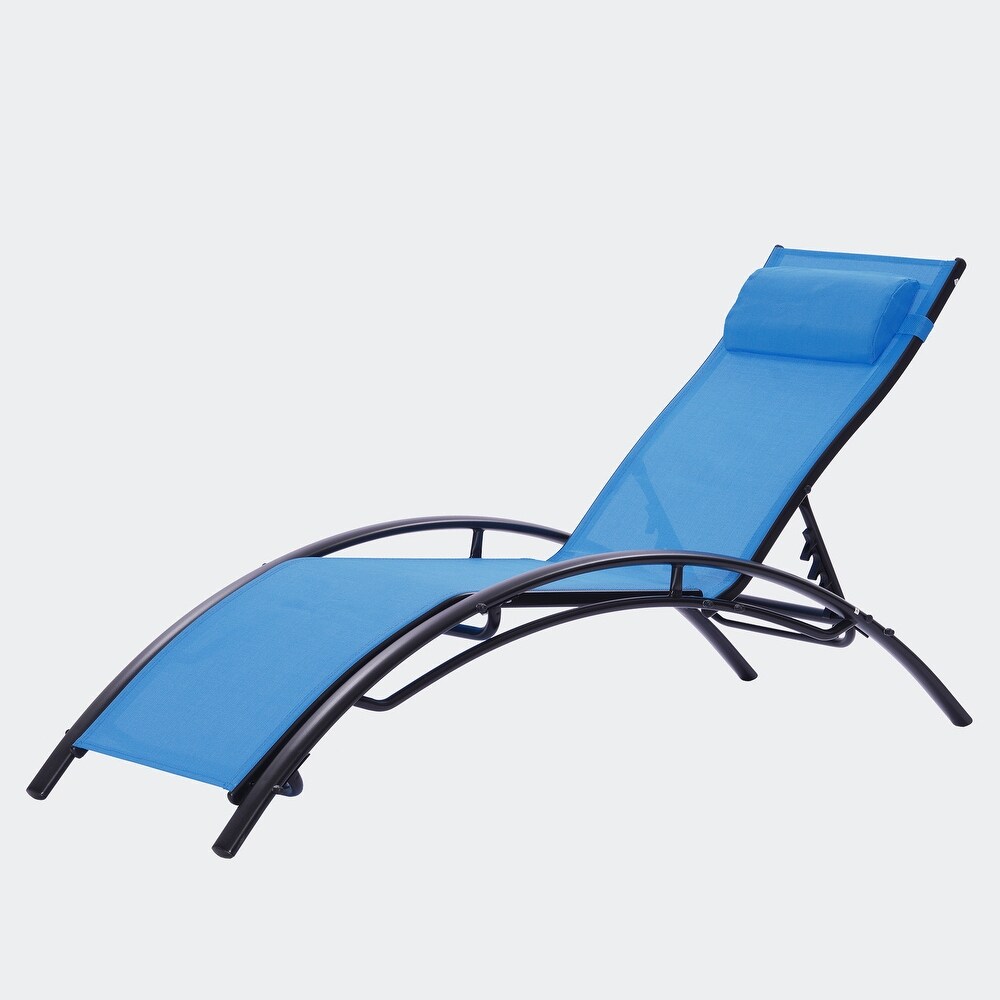 2 PCS Set Outdoor Lounge Chair