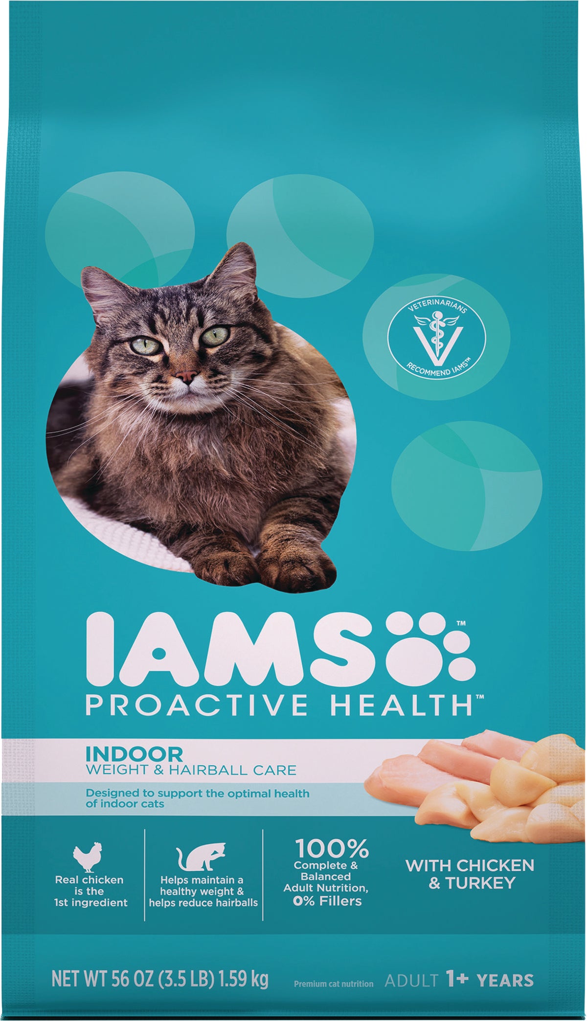 Iams Proactive Health Weight Controlamp Hairball Care Dry Cat Food 3.5 Lb.