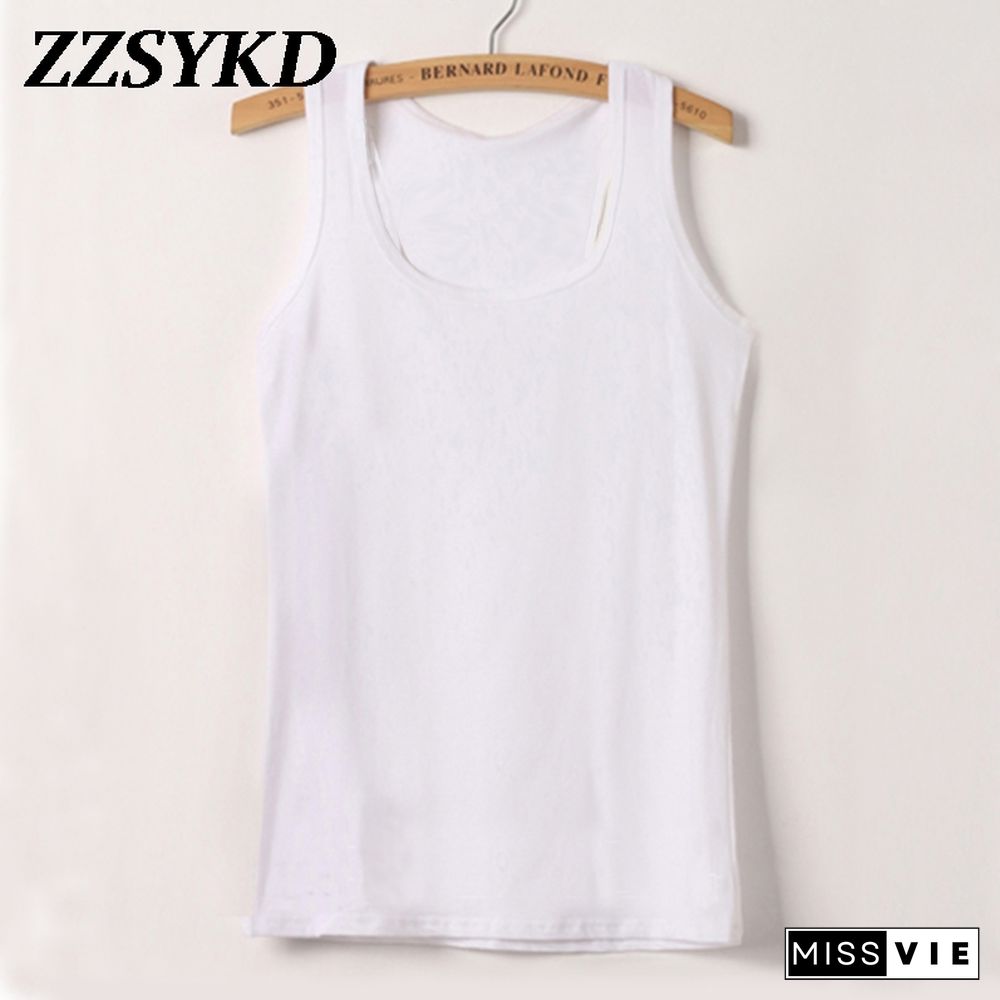 Plus Size Summer Women Fashion Vest Tank Tops Sexy Camisole Fashion Print Lady Casual Loose Sleeveless 90S Female T Shirt