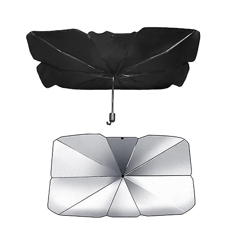 140cm Foldable Car Windshield Sun Shade Umbrella Car Uv Cover Sunshade Heat Insulation Front Window Interior Protection