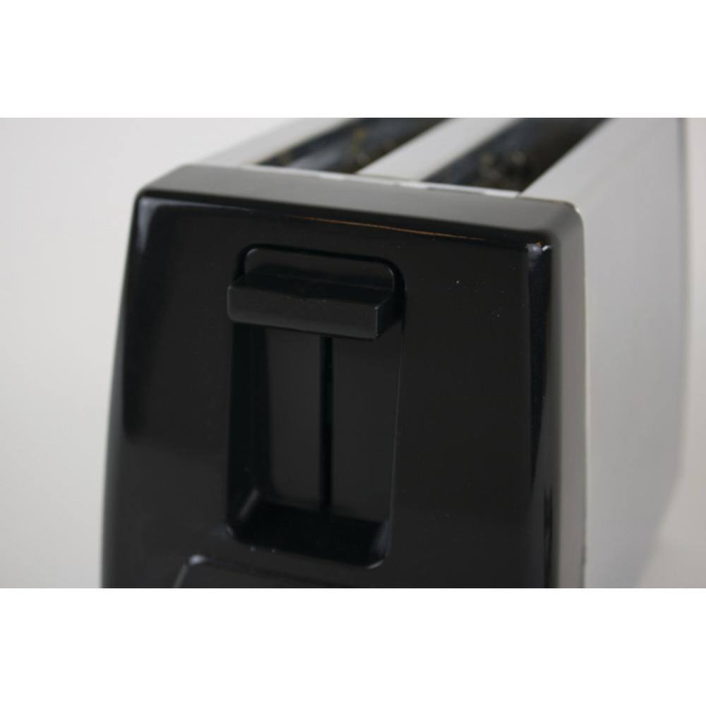 Brentwood 2-Slice Black Extra-Wide Slot Toaster TS-280S