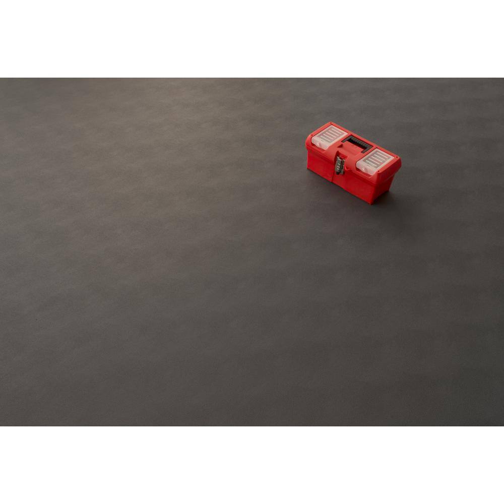 G-Floor Levant 5 ft. W x 10 ft. L Slate Grey Vinyl Universal Flooring GF55LV510SG