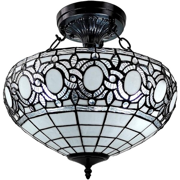  Style Semi-flush Mount Ceiling Fixture Amora Lighting