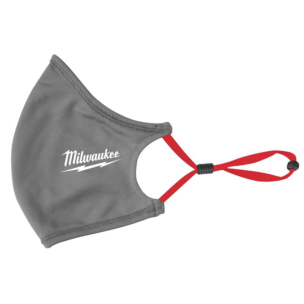 Milwaukee 3PK Gray 2-Layer Face Mask 48-73-4231 from Milwaukee