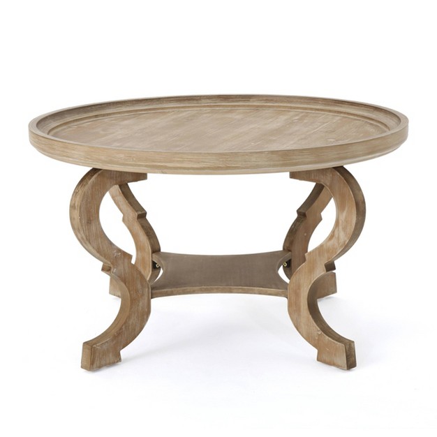 Althea Circular Coffee Table Christopher Knight Home