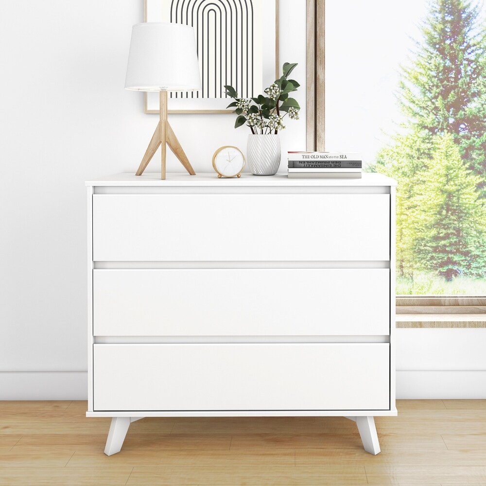 Max and Lily Scandinavian 3 Drawer Dresser