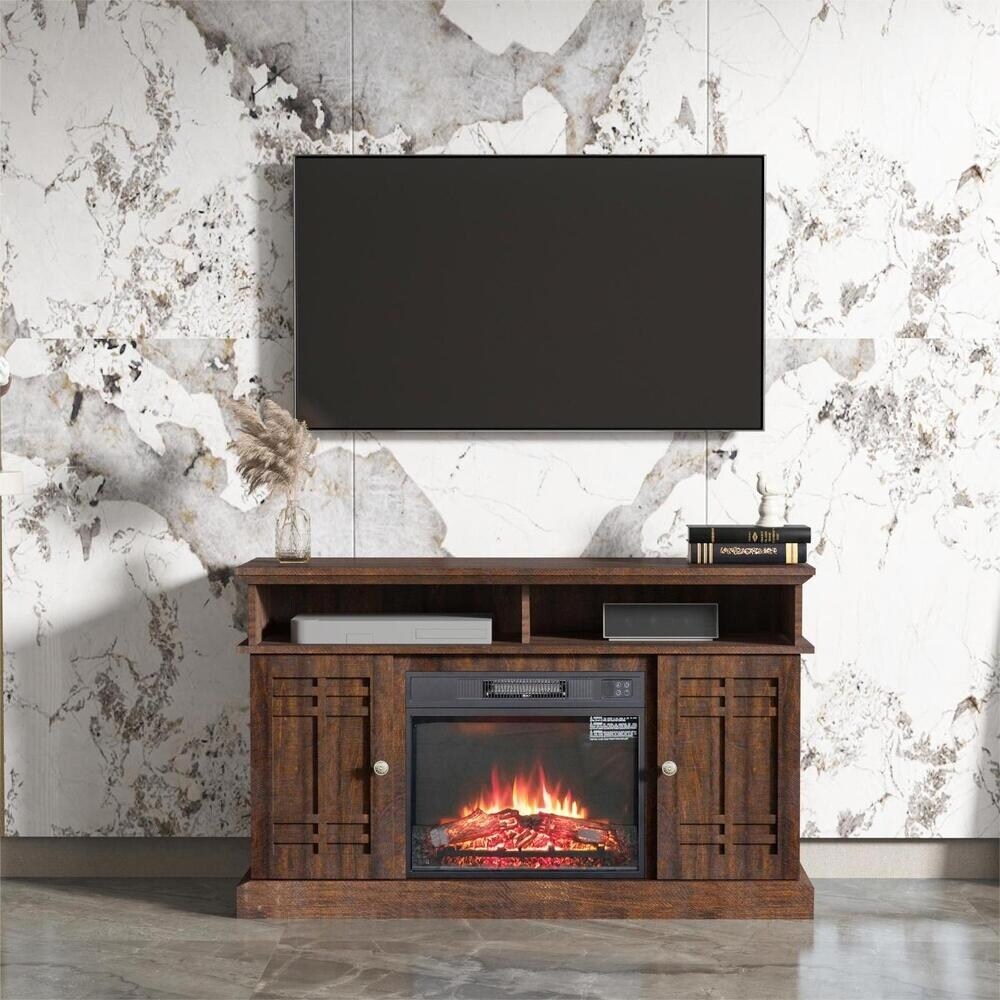 Storage Cabinet with Electronic Fireplace and Remote Control   47.64\