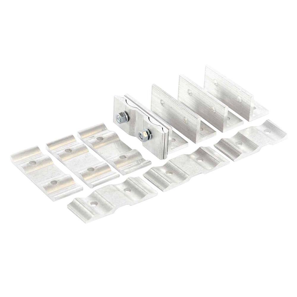 AFCO Aluminum Hurricane Brackets for 6 in. Endura-Aluminum Fluted Square Columns AHB00601