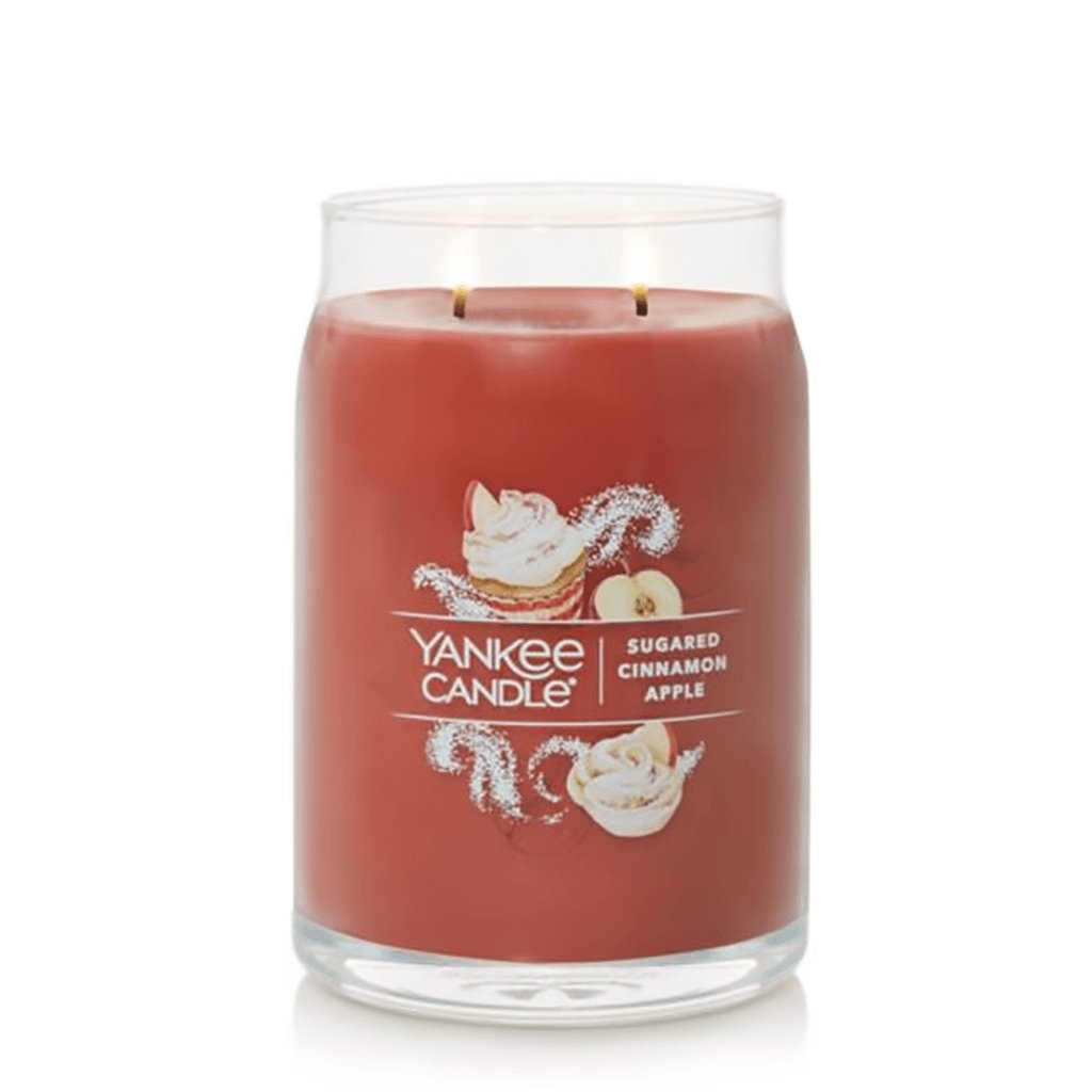 Yankee Candle  Signature Large Jar Candle in Sugared Cinnamon Apple