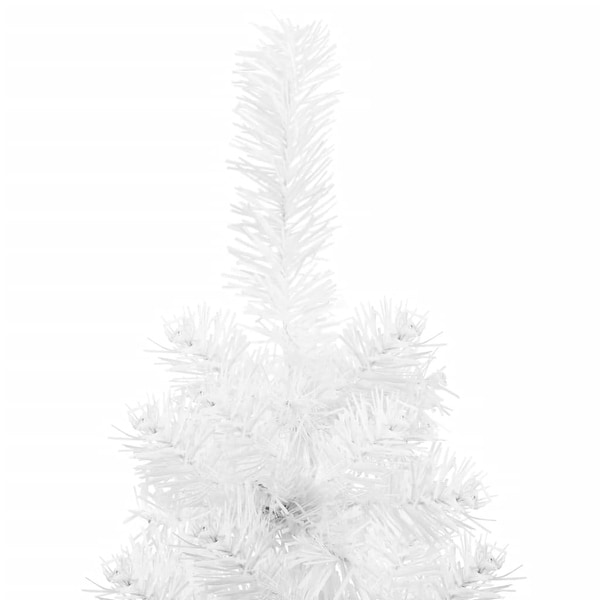 vidaXL Christmas Tree Decoration Slim Artificial Half Xmas Tree with Stand