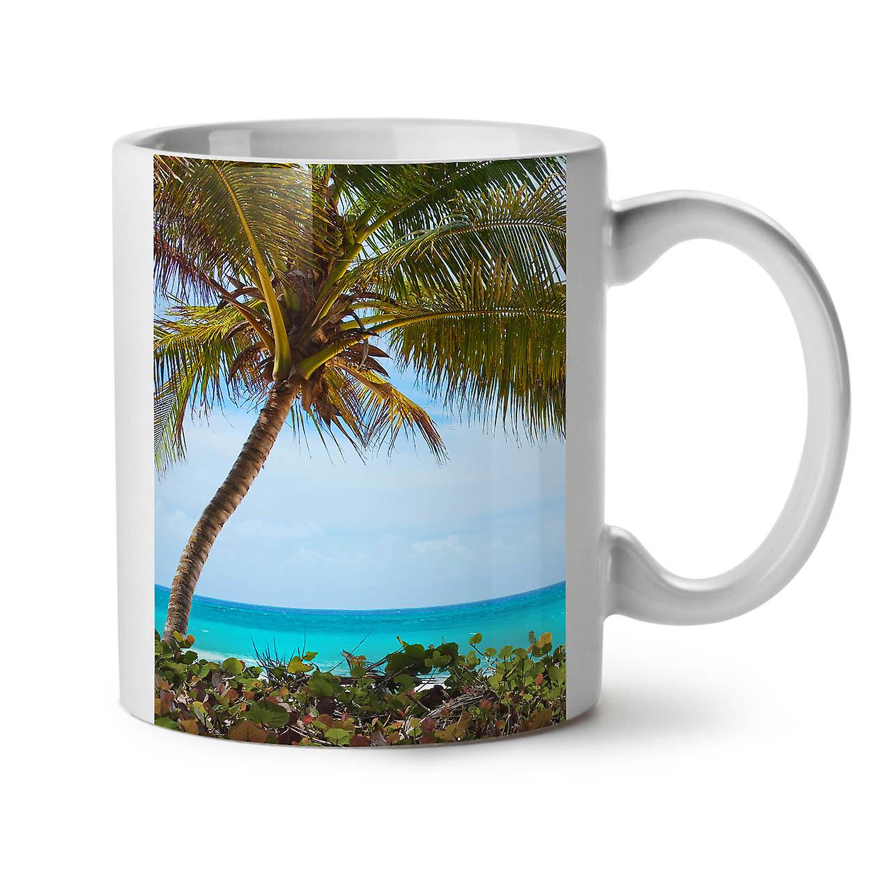 Palm Ocean Photo Nature NEW White Tea Coffee Ceramic Mug 11 oz | Wellcoda