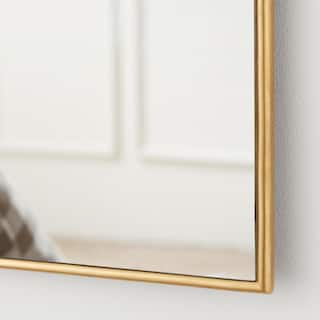 Home Decorators Collection Medium Arched Gold Classic Accent Mirror (35 in. H x 24 in. W) H5-MH-625