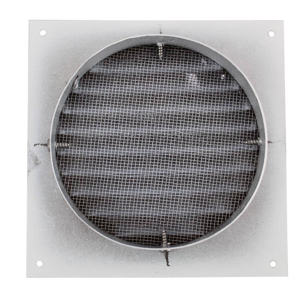 Active Ventilation 4 in. White Aluminum Round Soffit Vent (36-Pack) RSV-4-WT(36)