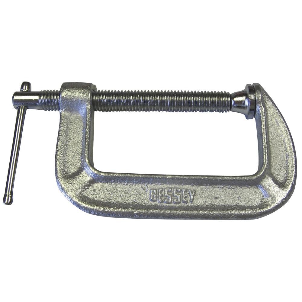 Malleable cast C-clamp， 2 in. opening 1-1/2 in. throat ; 400 lb load limit