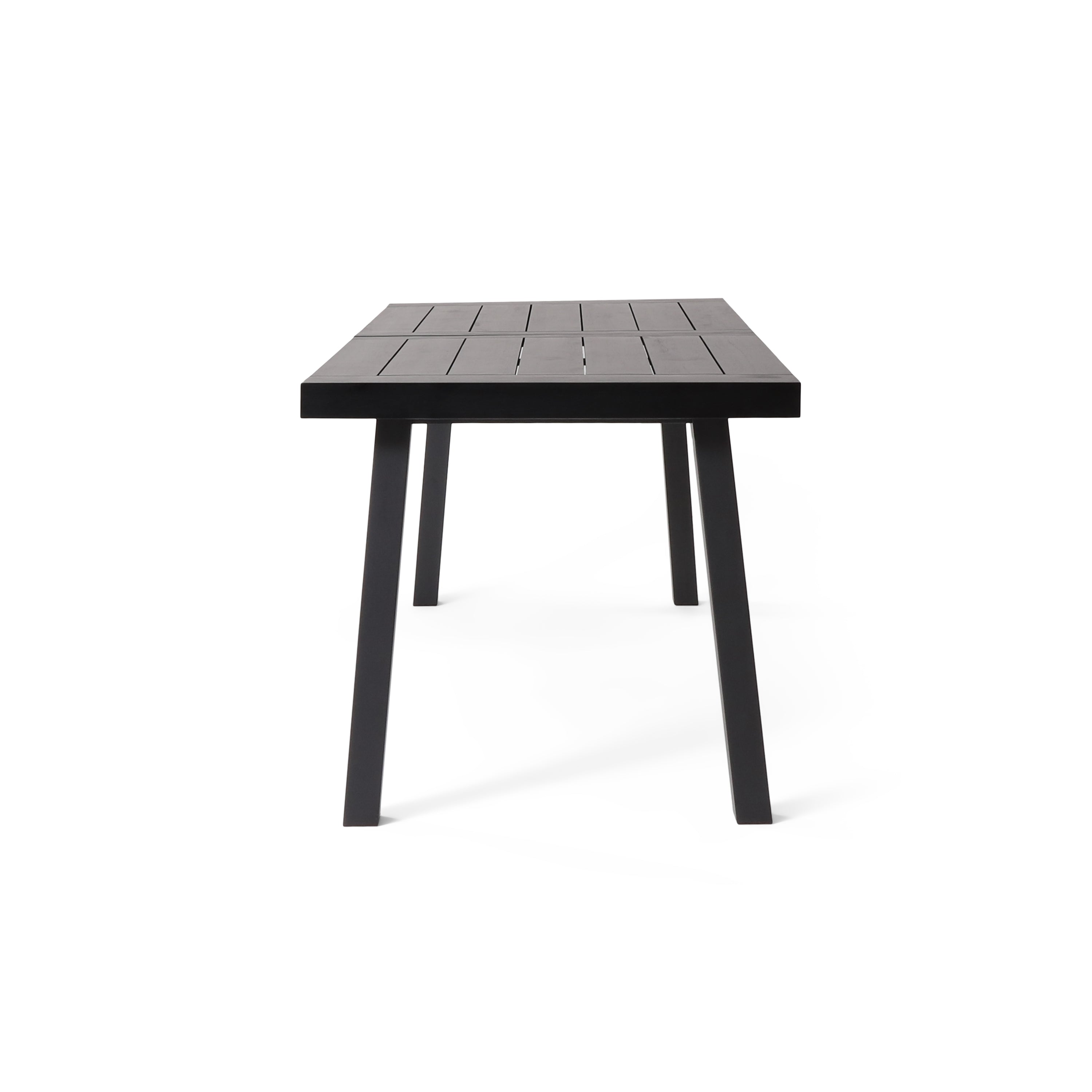 Chitwood Indoor Modern Industrial Acacia Wood Dining Table