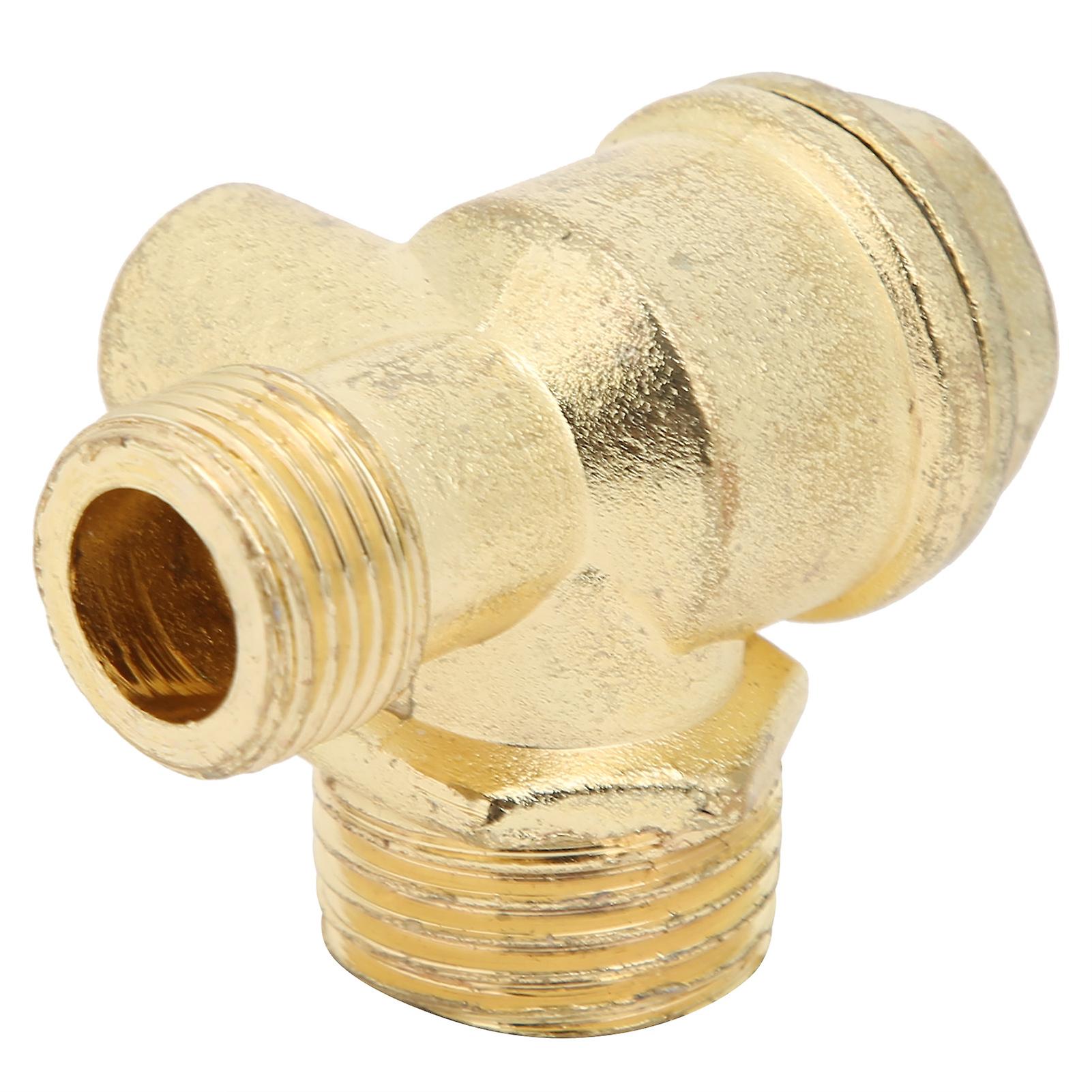 5pcs Air Compressor Check Valve 1way 1/2x3/8x10 Female Zinc Alloy Small Air Pump Accessories