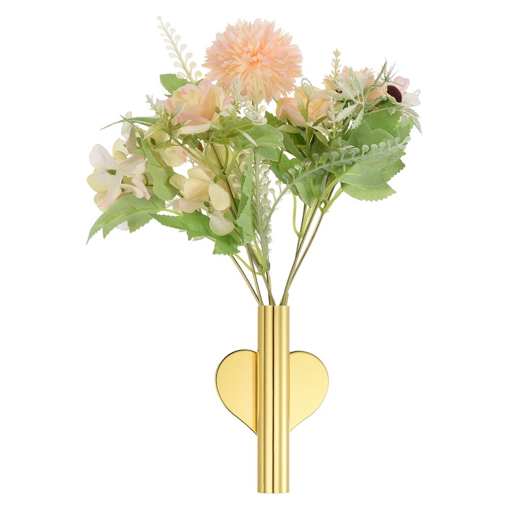 Wall Flower Vase Tube  Dried Flower Vase Wall Mounted Flower Tube