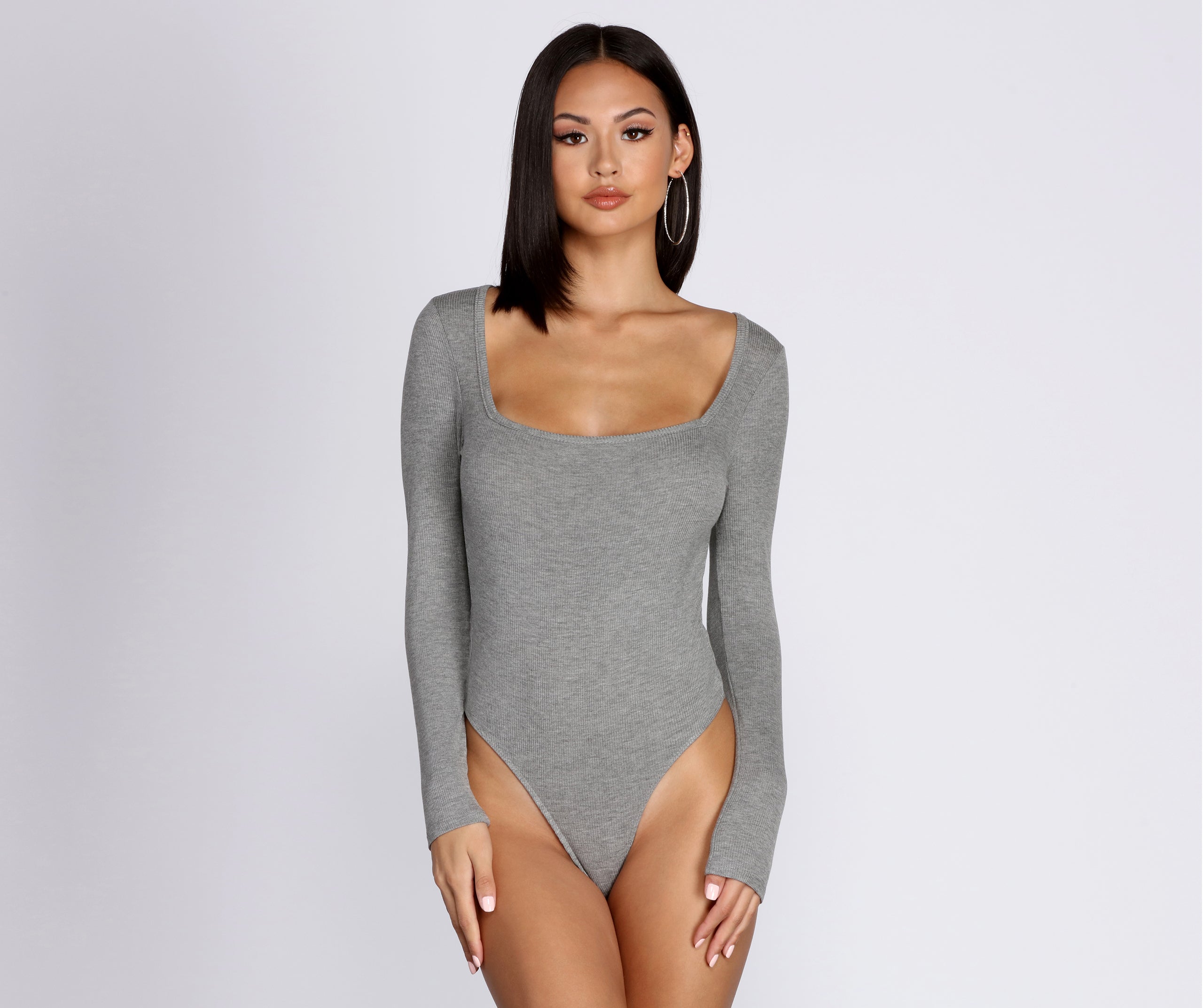 All You Need Ribbed Bodysuit