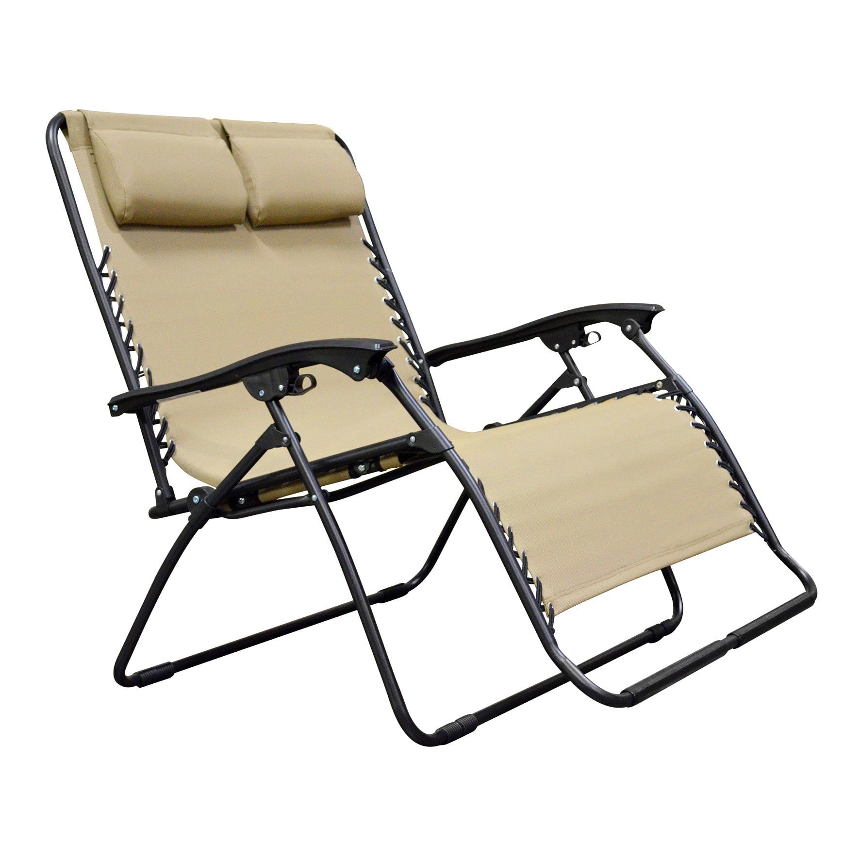 Caravan Canopy Infinity Zero Gravity Loveseat Steel Frame Patio Deck Lawn Chair