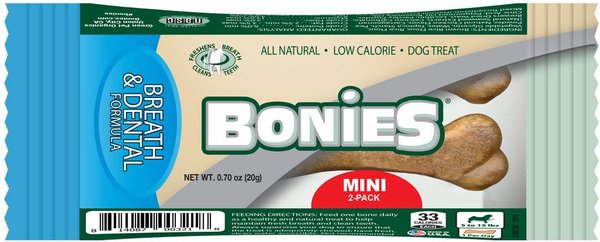 BONIES Breath and Dental Formula Mini Dental Dog Treats