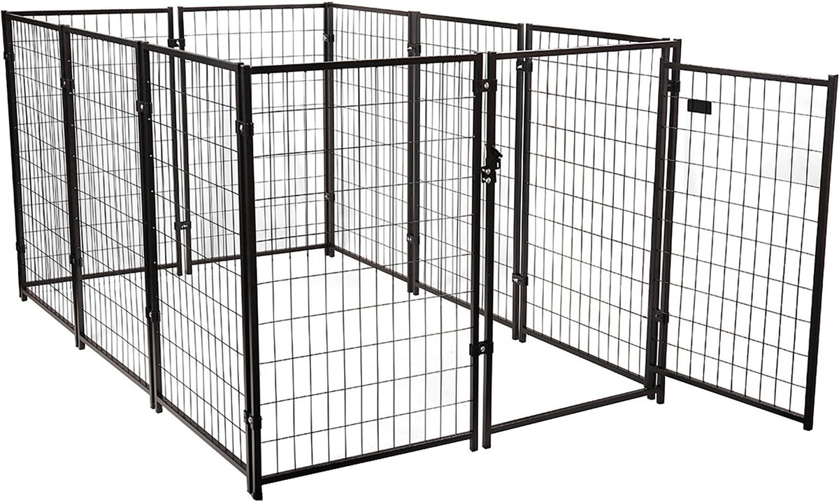 Coziwow by Jaxpety Outdoor Dog Kennel Playpen， 6.9 x 4.6 x 3.8-ft