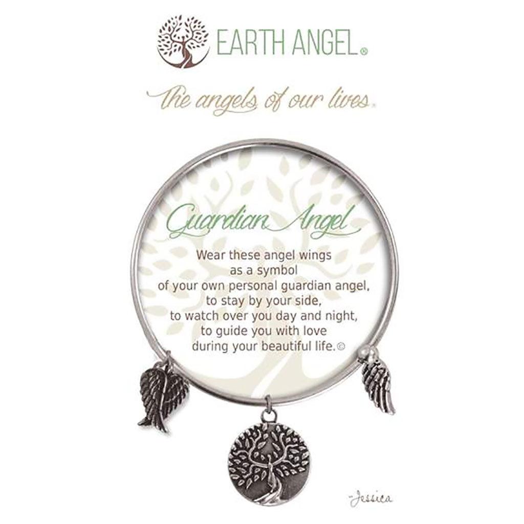 Earth Angel  Guardian Angel Bracelet in Silver